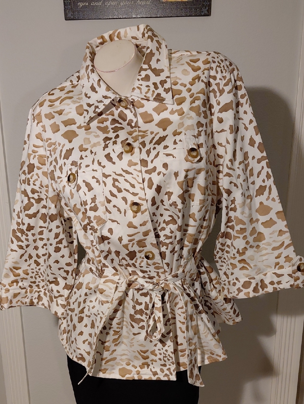 Susan BRISTOL Woman Animal Print Jacket